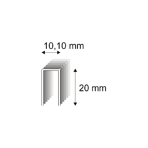 Truhlářské spony s pryskyřicí Narex 353/20 - 10,10 x 20 mm