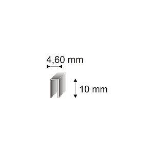 Truhlářské spony Narex 333/10 - 4,60 x 10 mm