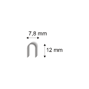 Kabelážní spony ostřené Narex 502/12 - 7, 80 x 12 mm