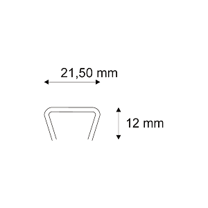 Vázací spony Narex 378 - 21,50 x 12 mm
