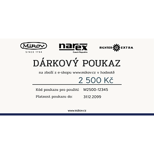 Dárkový poukaz - 2.500 Kč