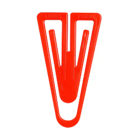 Dopisové spony Mikov 624 - plastové tvar V 60 mm - 10 ks