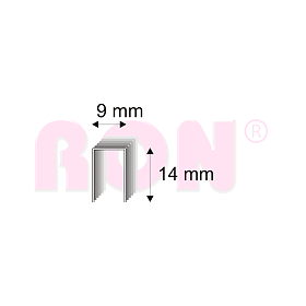 Čalounické spony Narex 328/14-150 - 9 x 14 mm