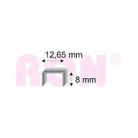 Čalounické spony Narex 337/08-150 - 12,65 x 8 mm - 48 300 ks