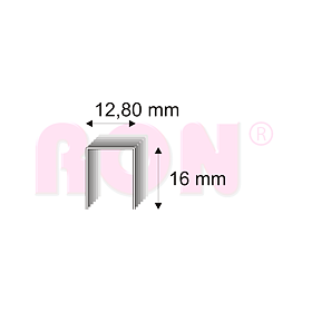 Čalounické spony Narex 338/16-140 - 12,80 x 16 mm