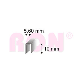 Truhlářské spony s pryskyřicí Narex 364/10 - 5,60 x 10 mm - 12 800 ks