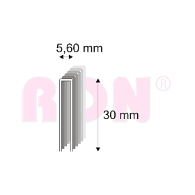 Truhlářské spony s pryskyřicí Narex 364/30 - 5,60 x 30 mm