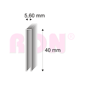 Truhlářské spony s pryskyřicí Narex 364/40 - 5,60 x 40 mm