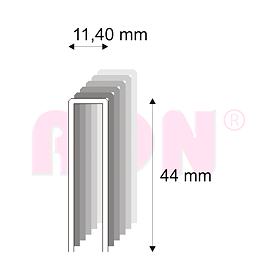 Tesařské spony s pryskyřicí Narex 368/44 - 11,40 x 44 mm - 3 900 ks