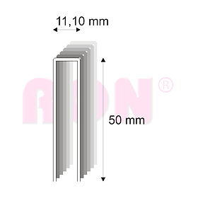 Tesařské spony s pryskyřicí Narex 370/50 - 11,10 x 50 mm - 4 400 ks