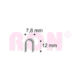 Kabelážní spony ostřené Narex 502/12 - 7, 80 x 12 mm