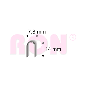Kabelážní spony ostřené Narex 502/14 - 7, 80 x 14 mm