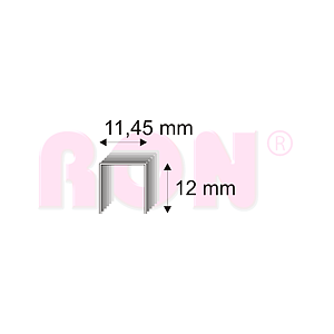Čalounické spony Narex 530/12 - 11,45 x 12 mm