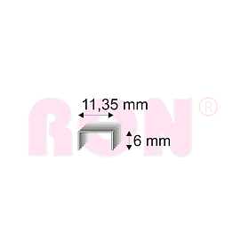 Čalounické spony Narex 539/06 - 11,35 x 6 mm - 1 200 ks