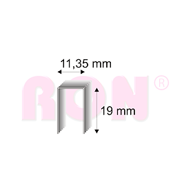 Čalounické spony Narex 539/19 - 11,35 x 19 mm - 4 600 ks