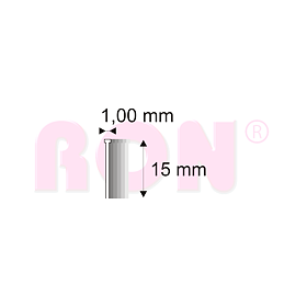 Truhlářské Brady Narex 12/15 (18G) - 1 x 15 mm