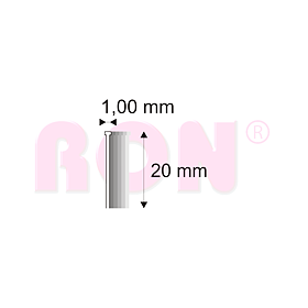 Truhlářské Brady Narex 12/20 (18G) - 1 x 20 mm - 5 000 ks
