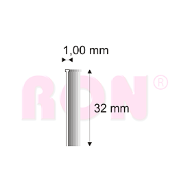 Truhlářské Brady Narex 12/32 (18G) - 1 x 32 mm - 5 000 ks