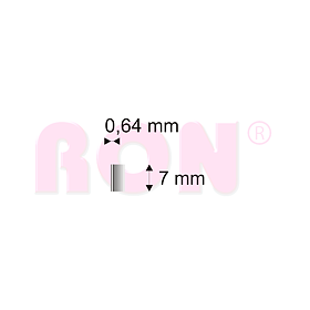 Truhlářské Piny Narex 6/07 - 0,64 x 7 mm - 40 000 ks