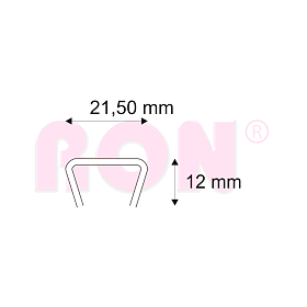 Vázací spony Narex 378 - 21,50 x 12 mm