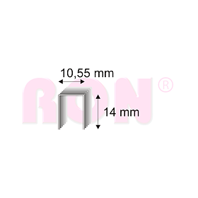 Čalounické spony Narex 581/14 - 10,55 x 14 mm - 1 000 ks