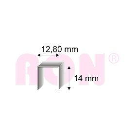 Čalounické spony barvené Narex 338/14-140 - 12,80 x 14 mm - 23 520 ks