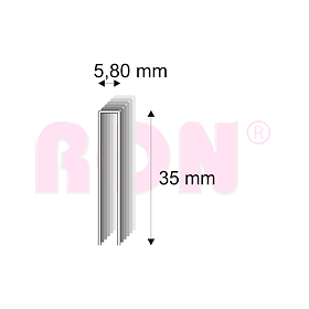 Truhlářské spony Narex 343/35 - 5,80 x 35 mm - 3 000 ks