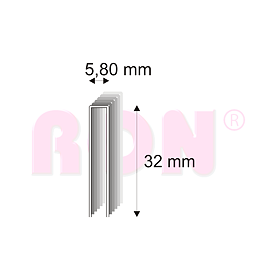 Truhlářské spony Narex 343/32 - 5,80 x 32 mm - 3 000 ks
