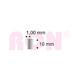Truhlářské Brady Narex 12/10 (18G) - 1 x 10 mm - 5 000 ks