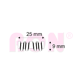 Truhlářské Vlnovce Narex CF/09 - W09 - 25 x 9 mm - 9 210 ks