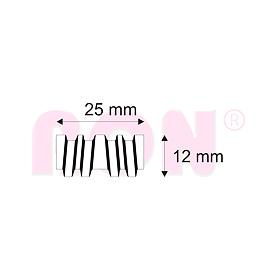 Truhlářské Vlnovce Narex CF/12 - W12 - 25 x 12 mm - 6 910 ks