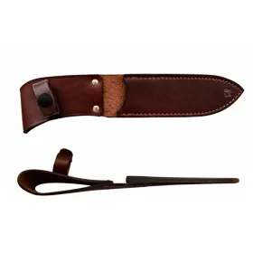 Kožené pouzdro VIGIL mačeta hnědé 394-NG-14/M