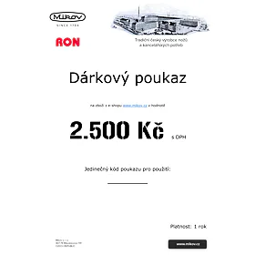 Dárkový poukaz - 2 500 Kč