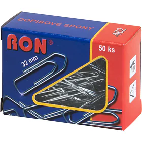 Dopisové spony Mikov 462 - šípové 32 mm - 50 ks