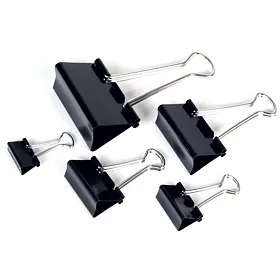 Binder klipy Mikov 420 - černé 32 mm - 12 ks