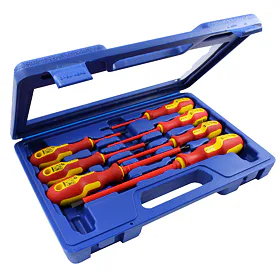 Sada šroubováků v kufru 7dílná SUPER ELEKTRO SLIM - křížové PH, pozidriv PZ, ploché