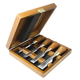 Sada začišťovacích dlát v kazetě 4dílná WOOD PLUS