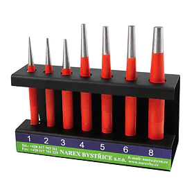 Sada průbojníků ve stojánku Narex 7dílná