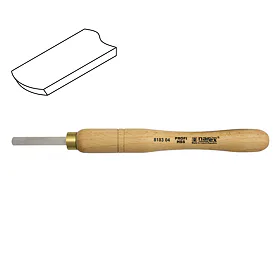 Struh mini ubírací zaoblený HSS LINE PROFI 8 x 50 mm