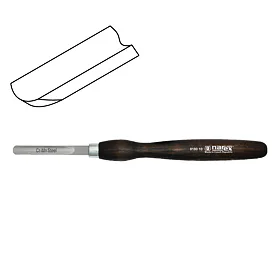 Struh ubírací dutý STANDARD 14 x 105 mm U