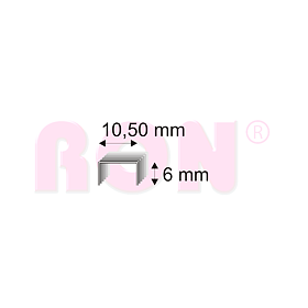 Čalounické spony Narex 345/06 - 10,50 x 6 mm