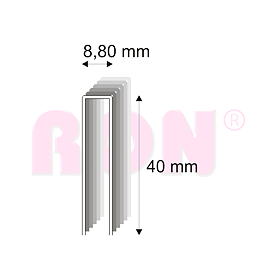 Truhlářské spony s pryskyřicí Narex 352/40 - 8,80 x 40 mm
