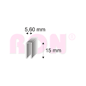 Truhlářské spony s pryskyřicí Narex 364/15 - 5,60 x 15 mm