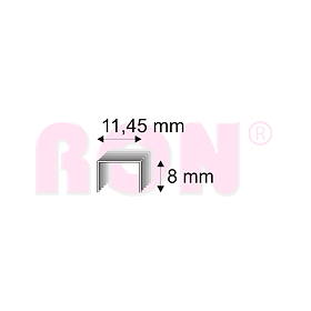 Čalounické spony Narex 530/08 - 11,45 x 8 mm