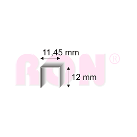 Čalounické spony Narex 530/12 - 11,45 x 12 mm