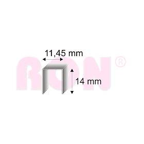Čalounické spony Narex 530/14 - 11,45 x 14 mm