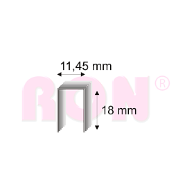 Čalounické spony Narex 530/18 - 11,45 x 18 mm
