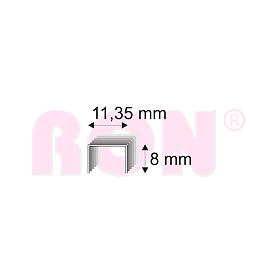 Čalounické spony Narex 539/08 - 11,35 x 8 mm