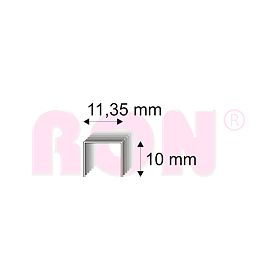 Čalounické spony Narex 539/10 - 11,35 x 10 mm