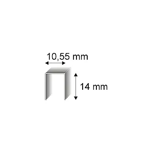 Čalounické spony Narex 581/14 - 10,55 x 14 mm - 1 000 ks